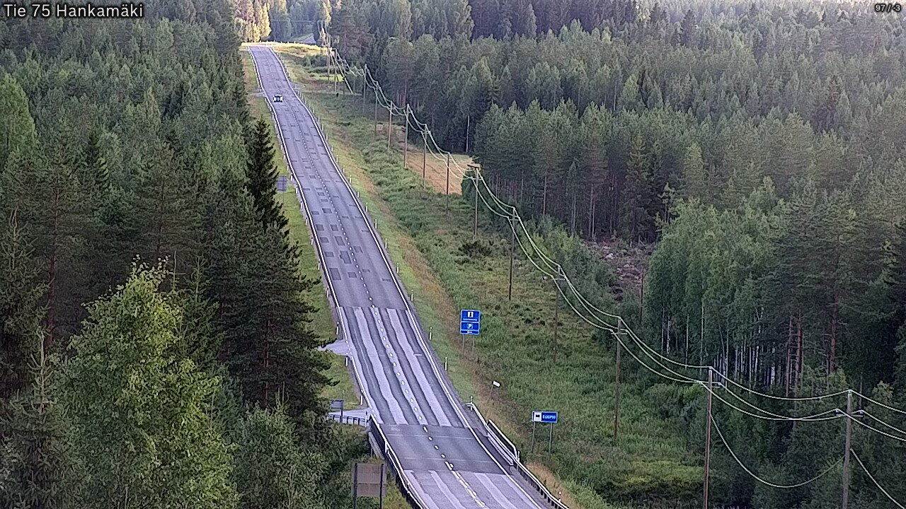 Kelikamerat Kuva Tie 75 Rautavaara, Hankamäki, Rautavaara, Pohjois-Savo