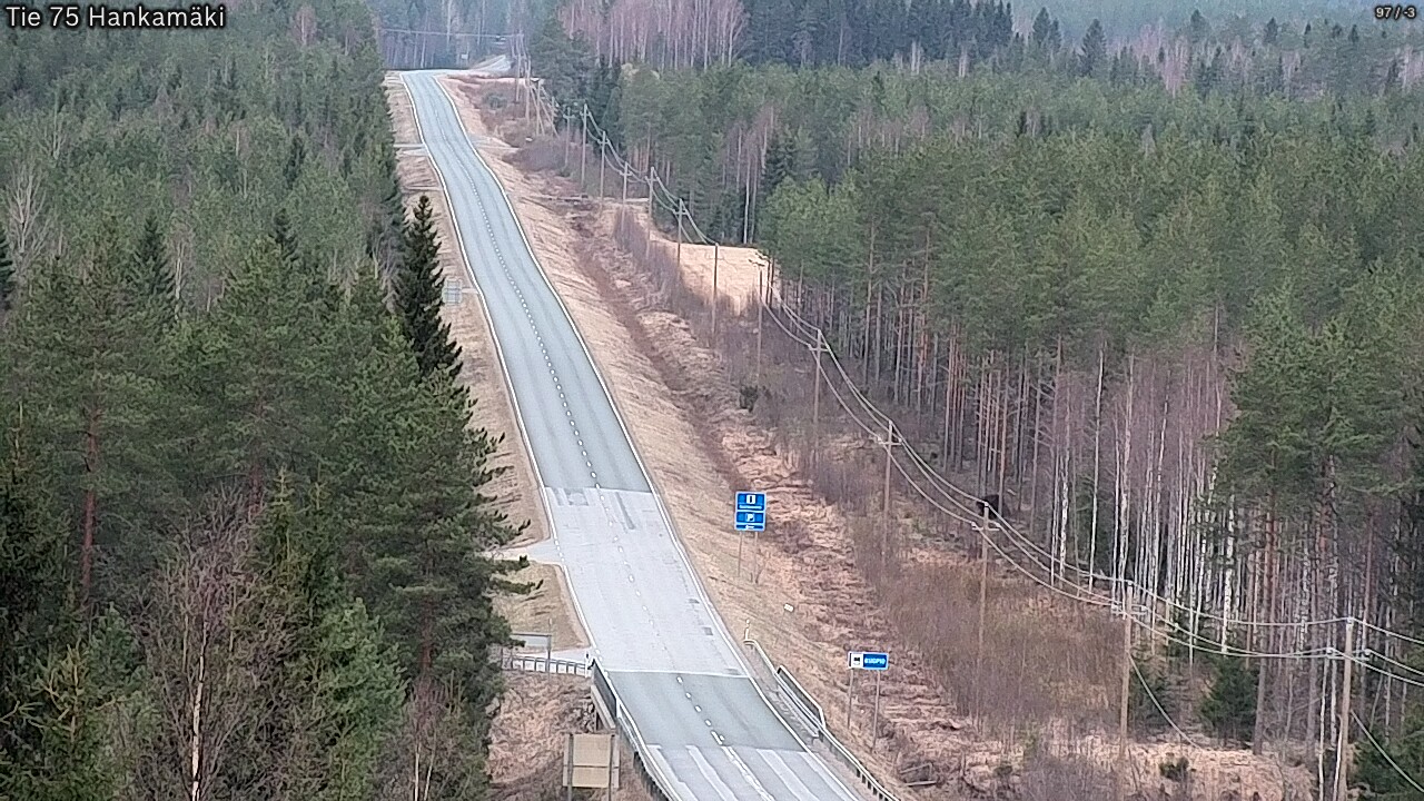 Kelikamerat Kuva Tie 75 Rautavaara, Hankamäki, Rautavaara, Pohjois-Savo
