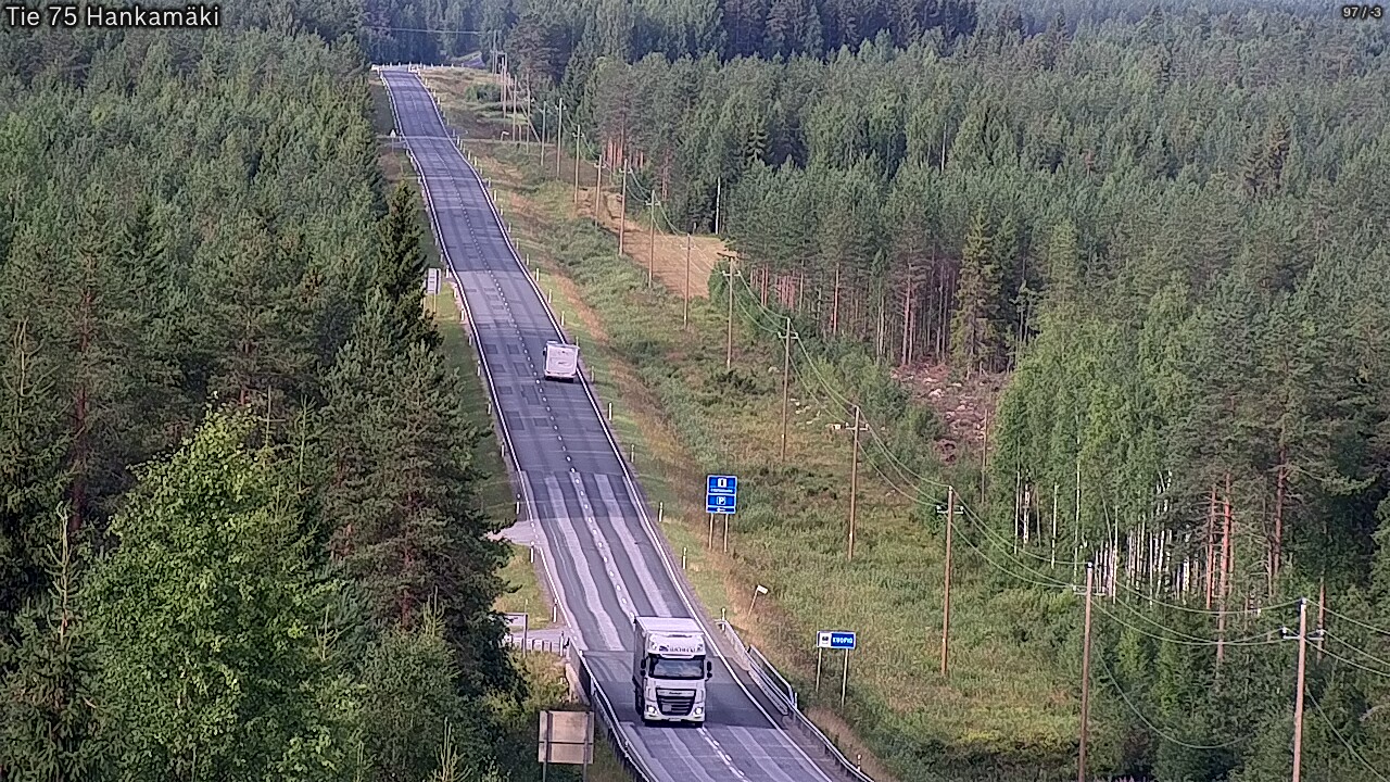 Weather Camera Image Road 75 Rautavaara, Hankamäki, Rautavaara, Pohjois-Savo