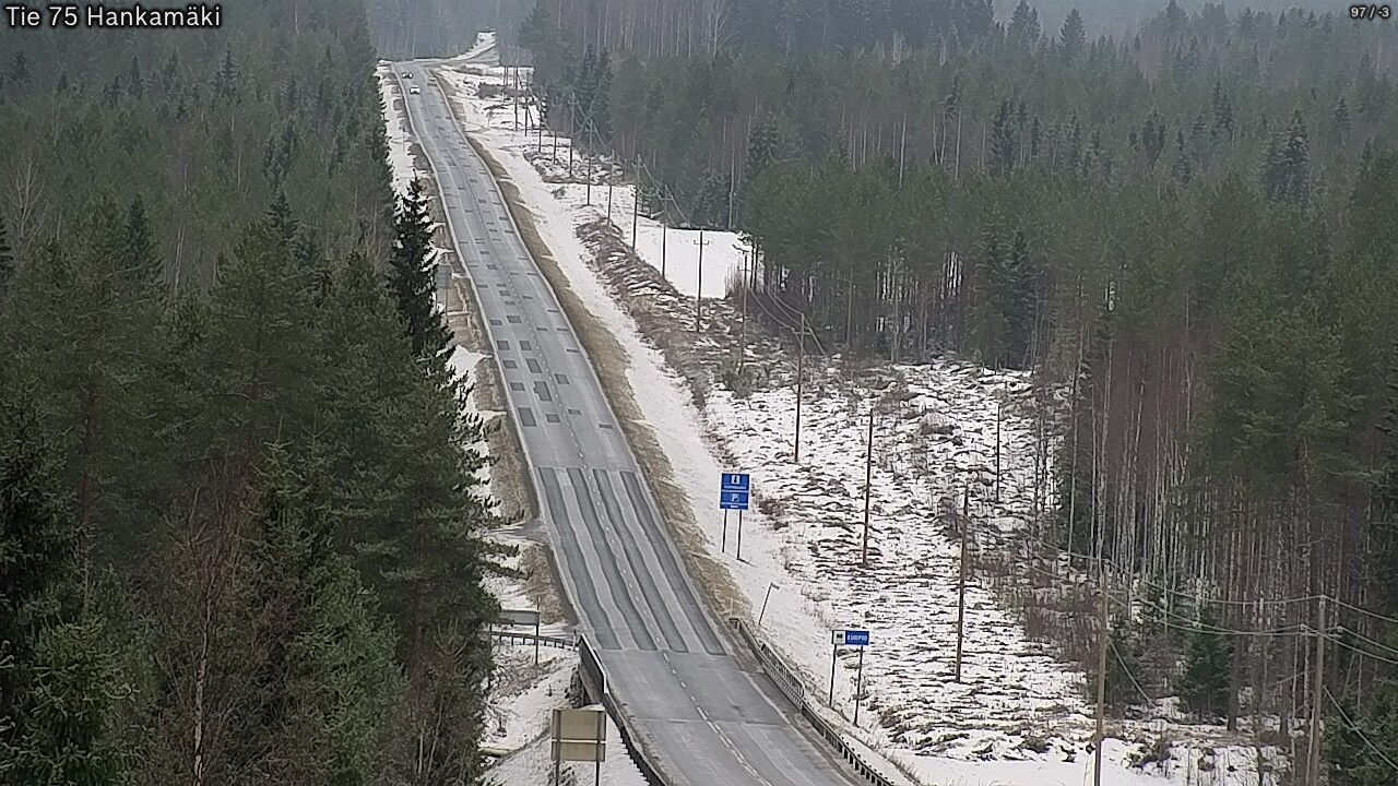 Kelikamerat Kuva Tie 75 Rautavaara, Hankamäki, Rautavaara, Pohjois-Savo