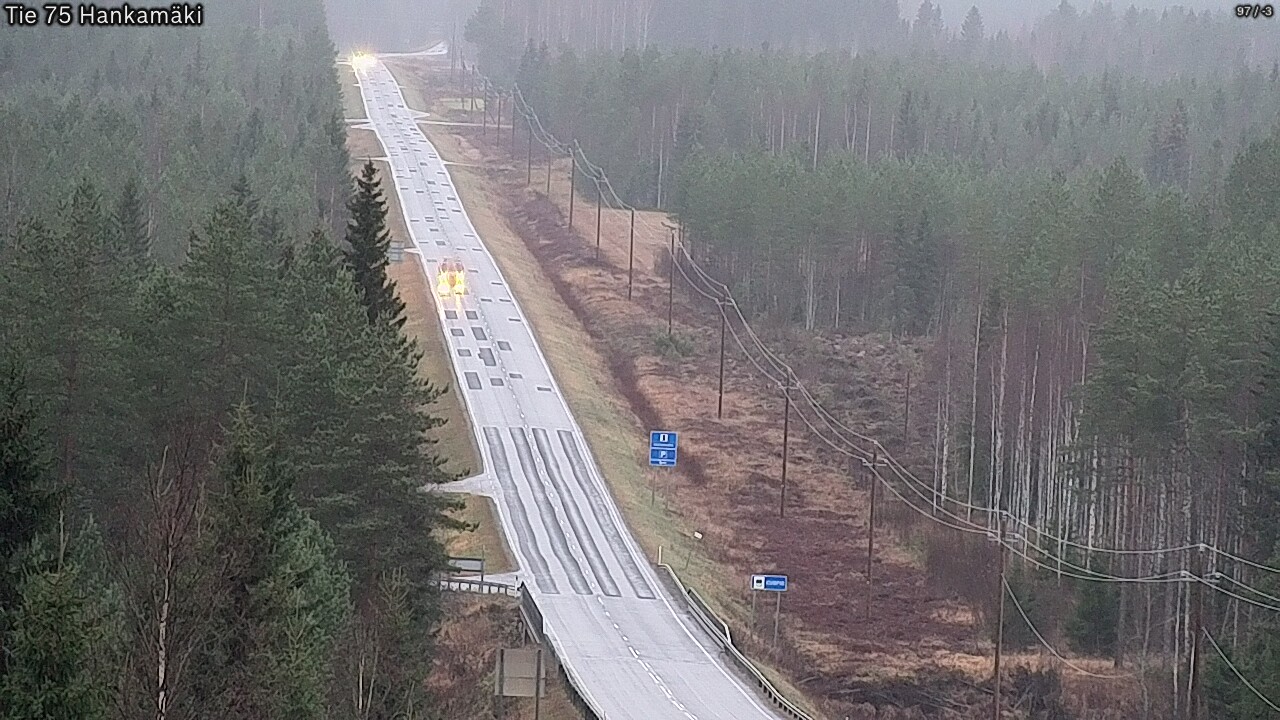 Weather Camera Image Väg 75 Rautavaara, Hankamäki, Rautavaara, Pohjois-Savo