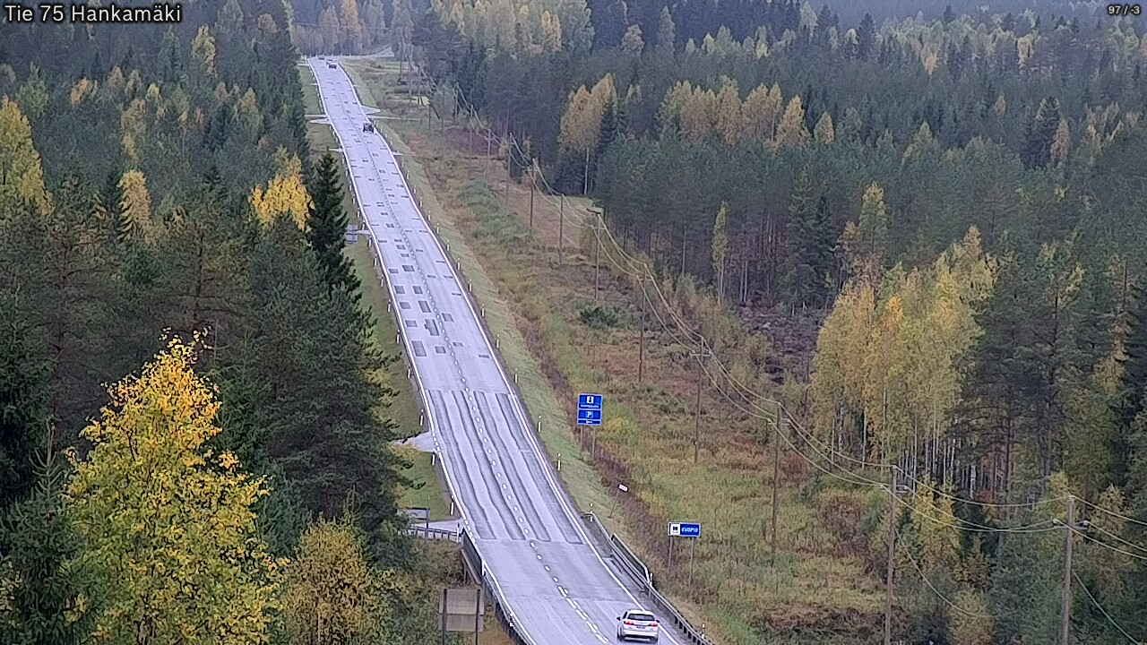 Kelikamerat Kuva Tie 75 Rautavaara, Hankamäki, Rautavaara, Pohjois-Savo