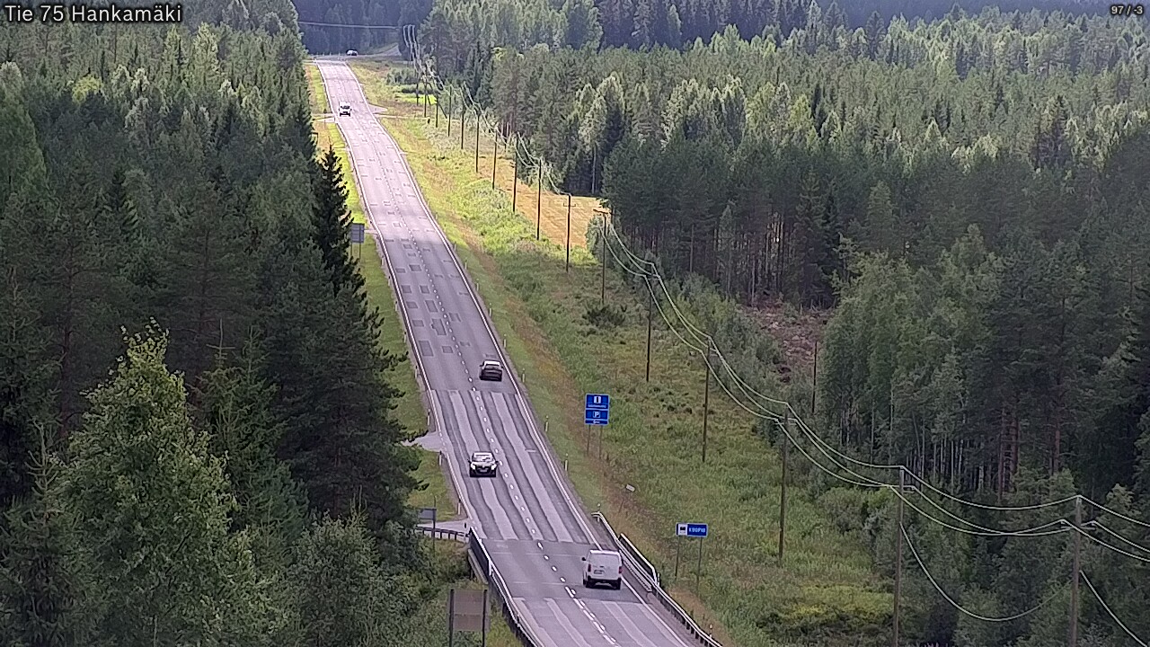 Kelikamerat Kuva Tie 75 Rautavaara, Hankamäki, Rautavaara, Pohjois-Savo