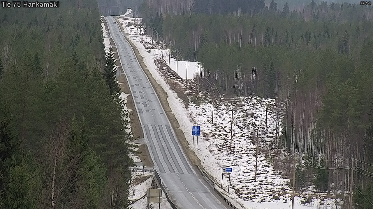 Kelikamerat Kuva Tie 75 Rautavaara, Hankamäki, Rautavaara, Pohjois-Savo
