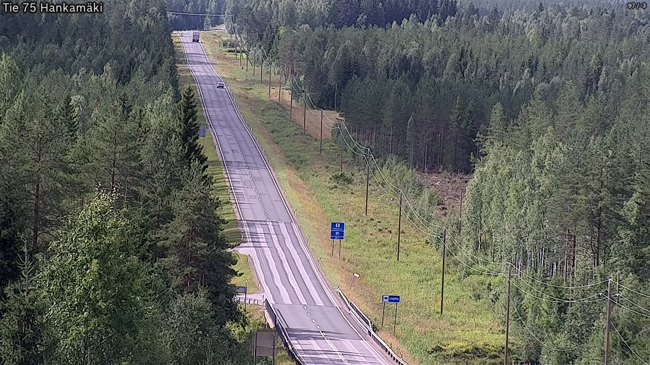 Kelikamerat Kuva Tie 75 Rautavaara, Hankamäki, Rautavaara, Pohjois-Savo