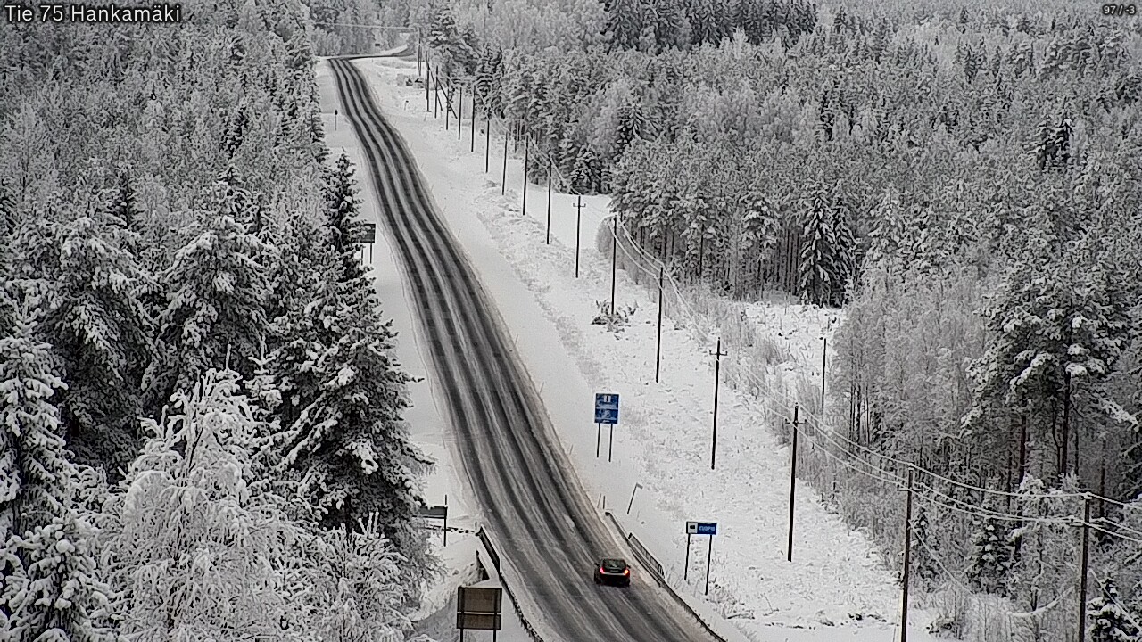 Kelikamerat Kuva Tie 75 Rautavaara, Hankamäki, Rautavaara, Pohjois-Savo