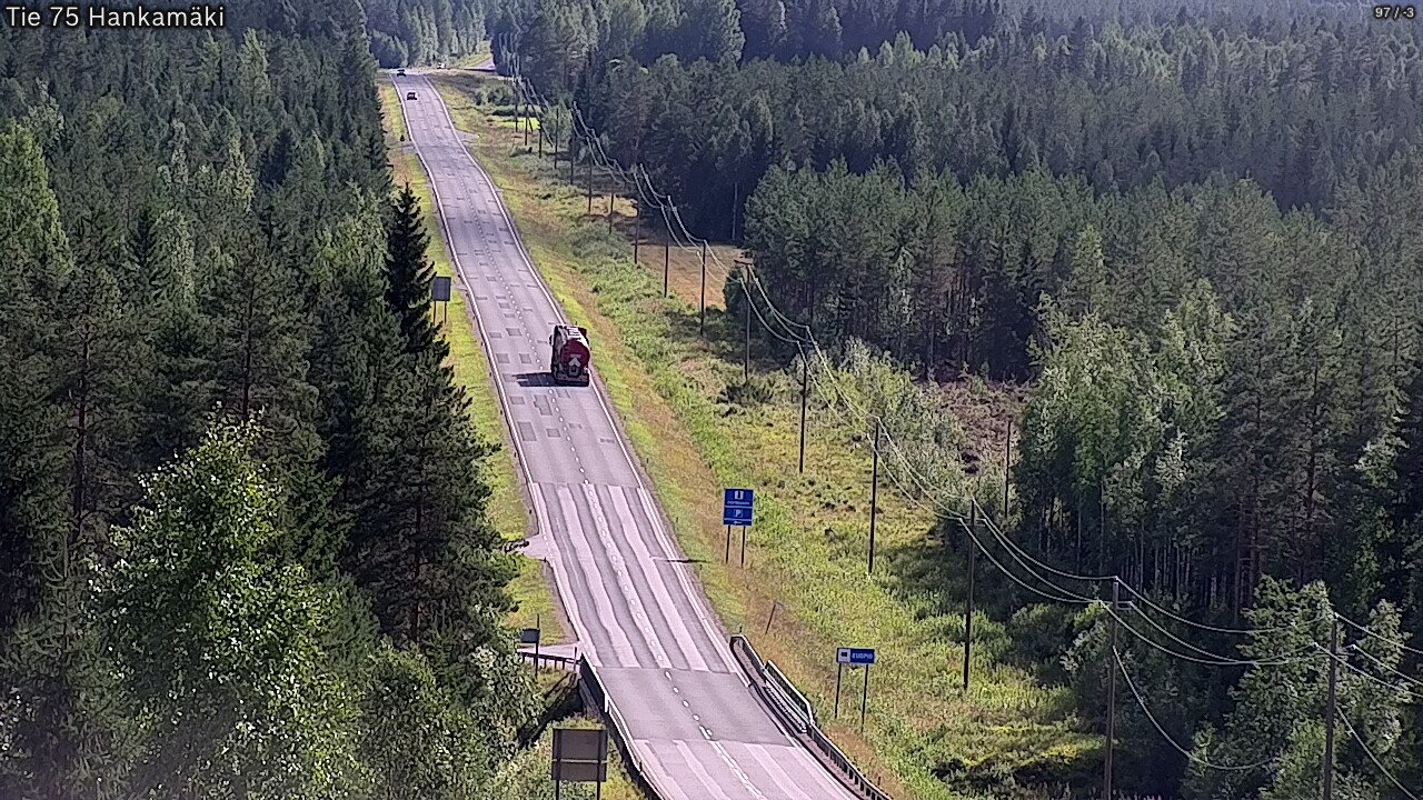 Kelikamerat Kuva Tie 75 Rautavaara, Hankamäki, Rautavaara, Pohjois-Savo
