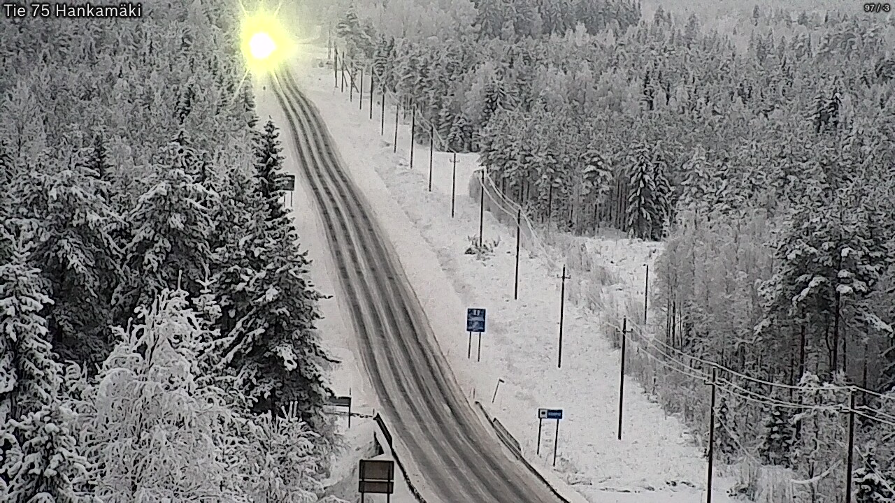 Kelikamerat Kuva Tie 75 Rautavaara, Hankamäki, Rautavaara, Pohjois-Savo