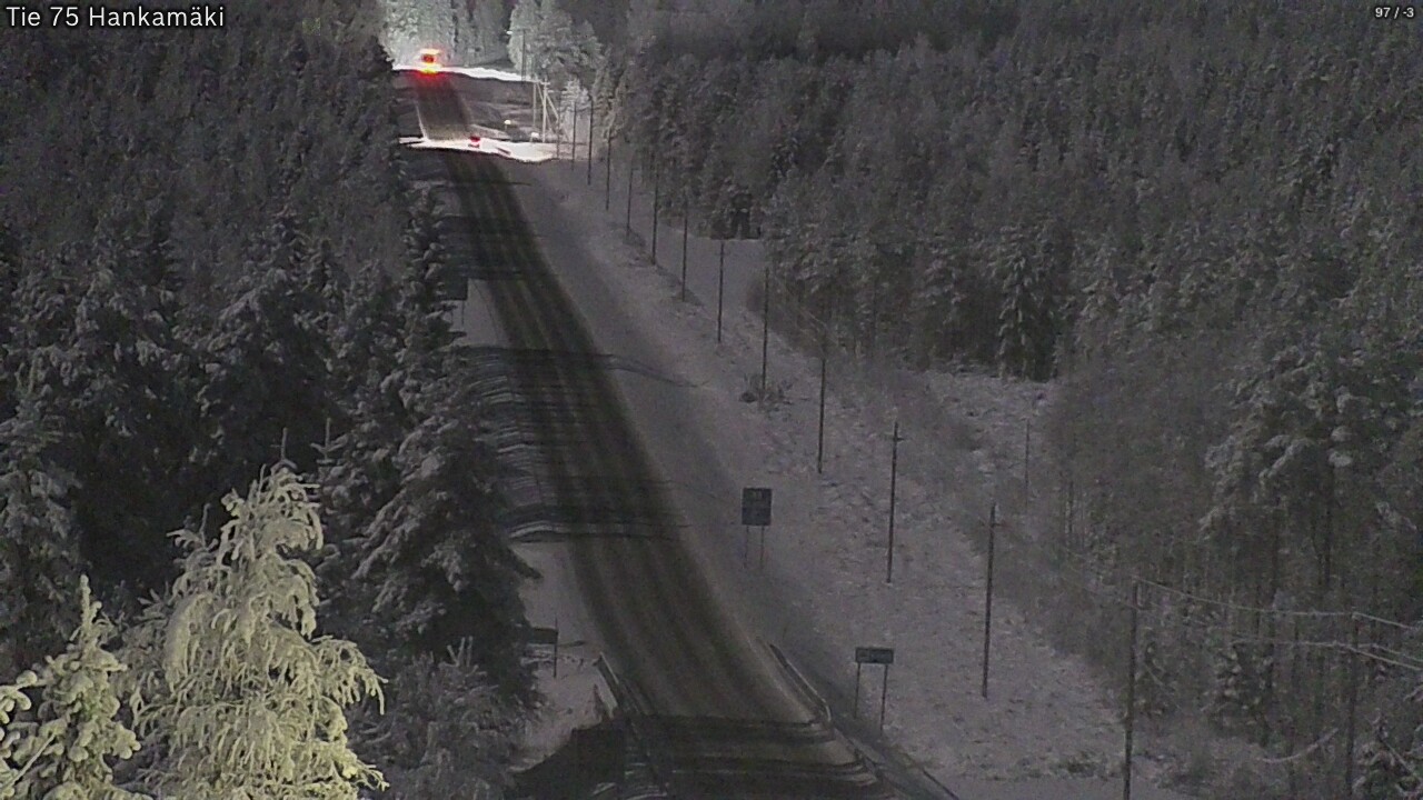 Weather Camera Image Väg 75 Rautavaara, Hankamäki, Rautavaara, Pohjois-Savo