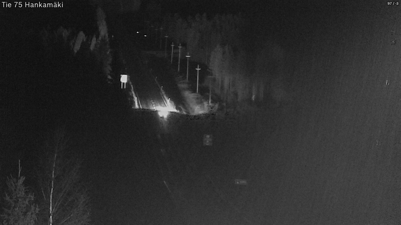 Weather Camera Image Väg 75 Rautavaara, Hankamäki, Rautavaara, Pohjois-Savo