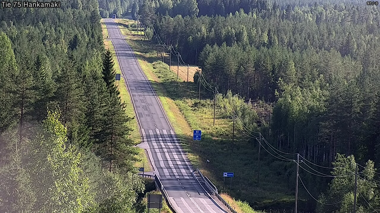 Kelikamerat Kuva Tie 75 Rautavaara, Hankamäki, Rautavaara, Pohjois-Savo