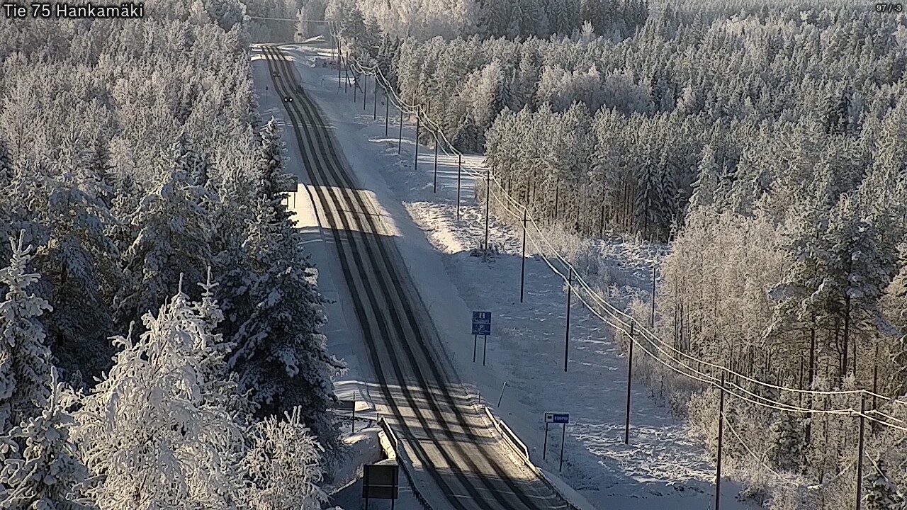 Weather Camera Image Väg 75 Rautavaara, Hankamäki, Rautavaara, Pohjois-Savo