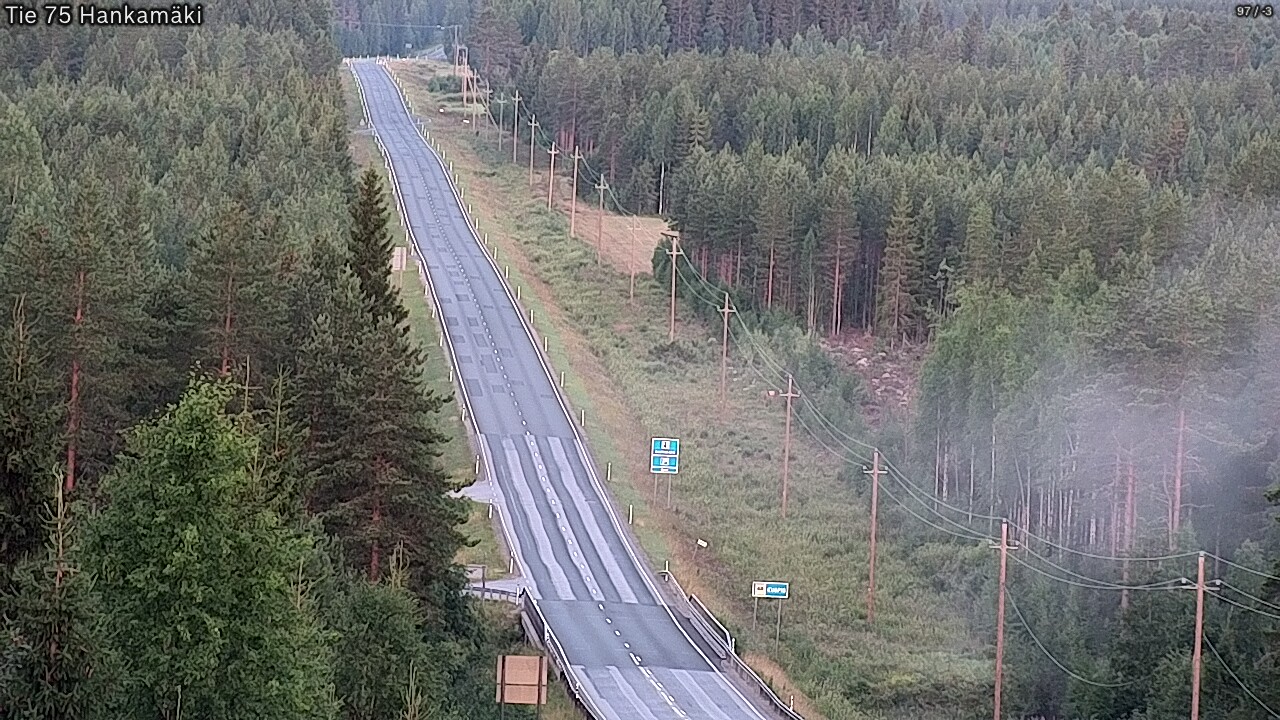 Kelikamerat Kuva Tie 75 Rautavaara, Hankamäki, Rautavaara, Pohjois-Savo