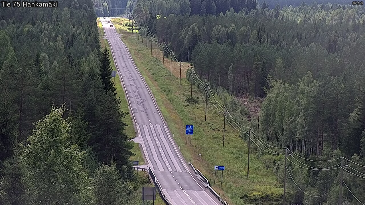 Kelikamerat Kuva Tie 75 Rautavaara, Hankamäki, Rautavaara, Pohjois-Savo