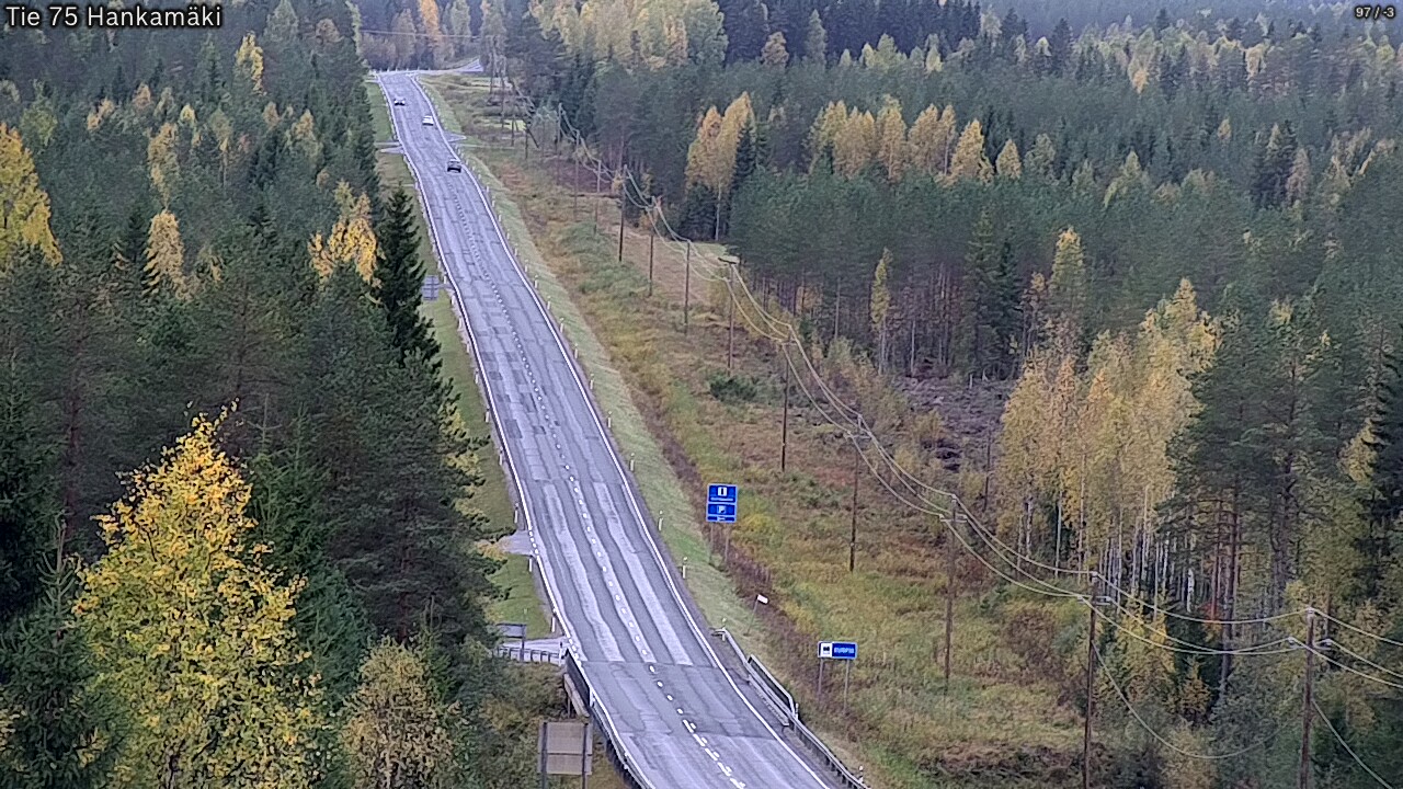 Weather Camera Image Road 75 Rautavaara, Hankamäki, Rautavaara, Pohjois-Savo