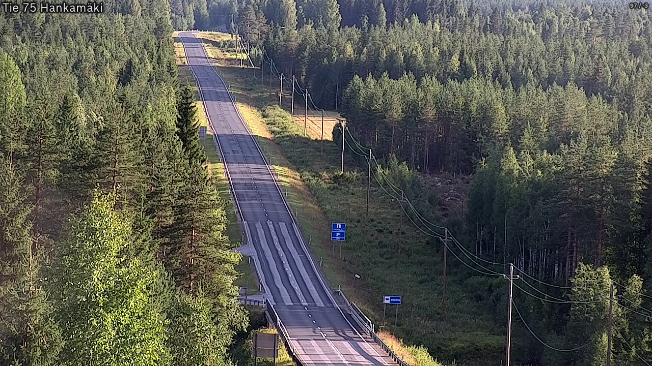Kelikamerat Kuva Tie 75 Rautavaara, Hankamäki, Rautavaara, Pohjois-Savo