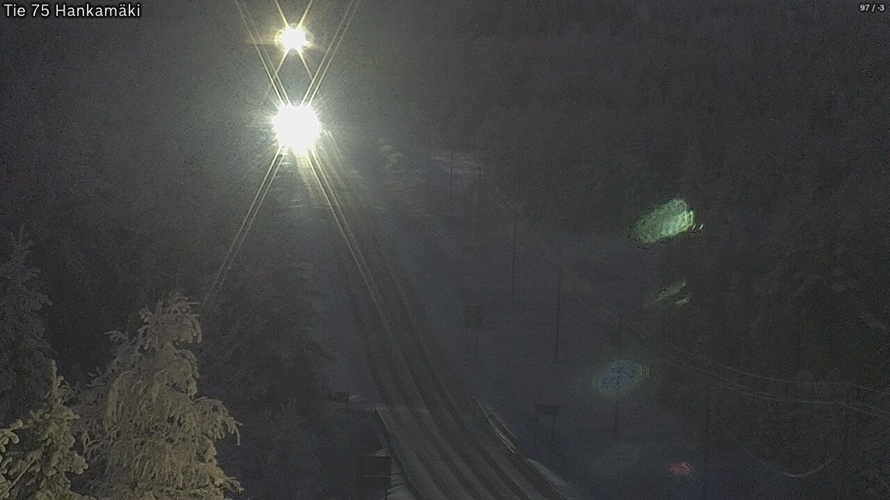 Weather Camera Image Väg 75 Rautavaara, Hankamäki, Rautavaara, Pohjois-Savo