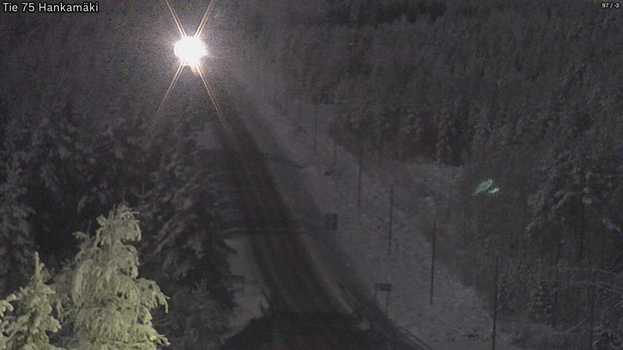 Weather Camera Image Väg 75 Rautavaara, Hankamäki, Rautavaara, Pohjois-Savo