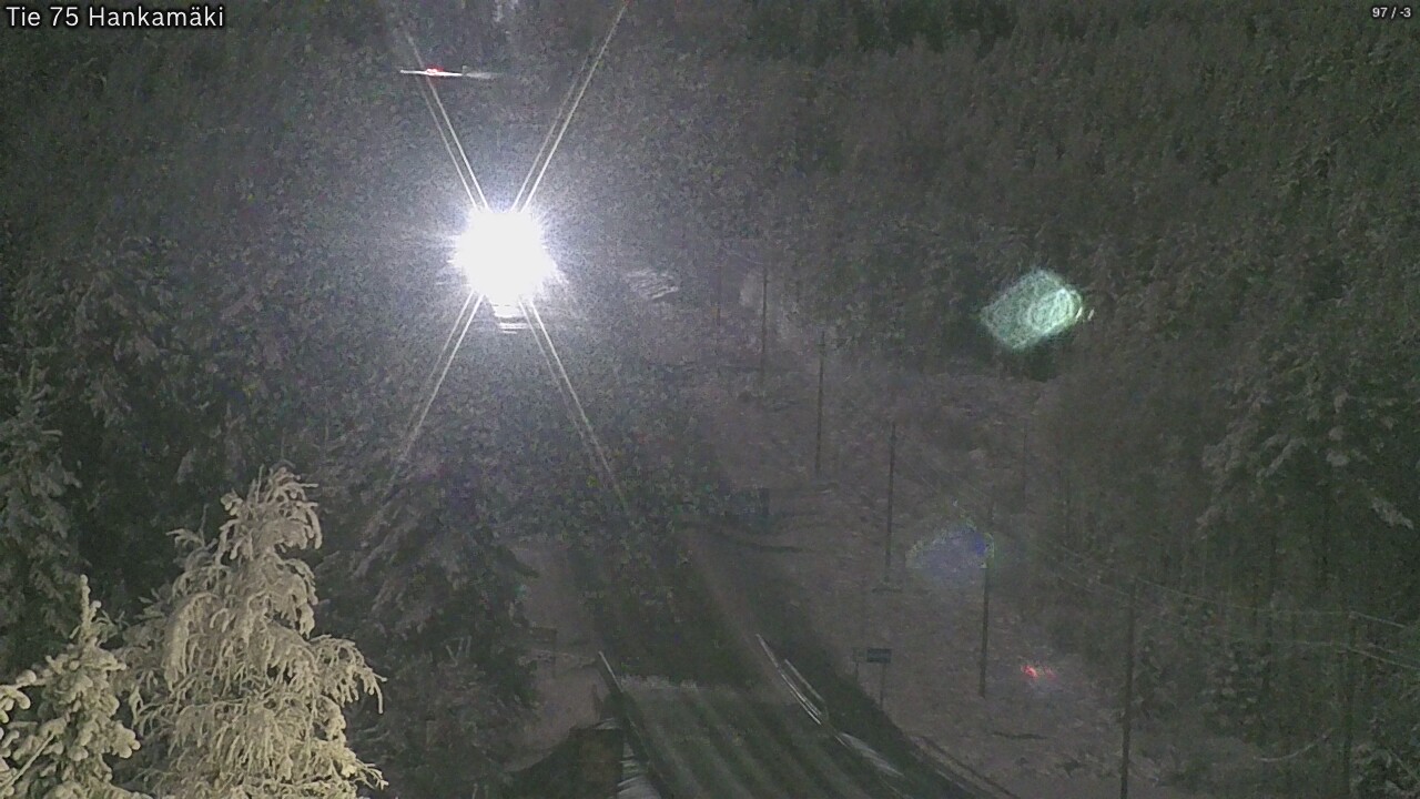 Weather Camera Image Väg 75 Rautavaara, Hankamäki, Rautavaara, Pohjois-Savo