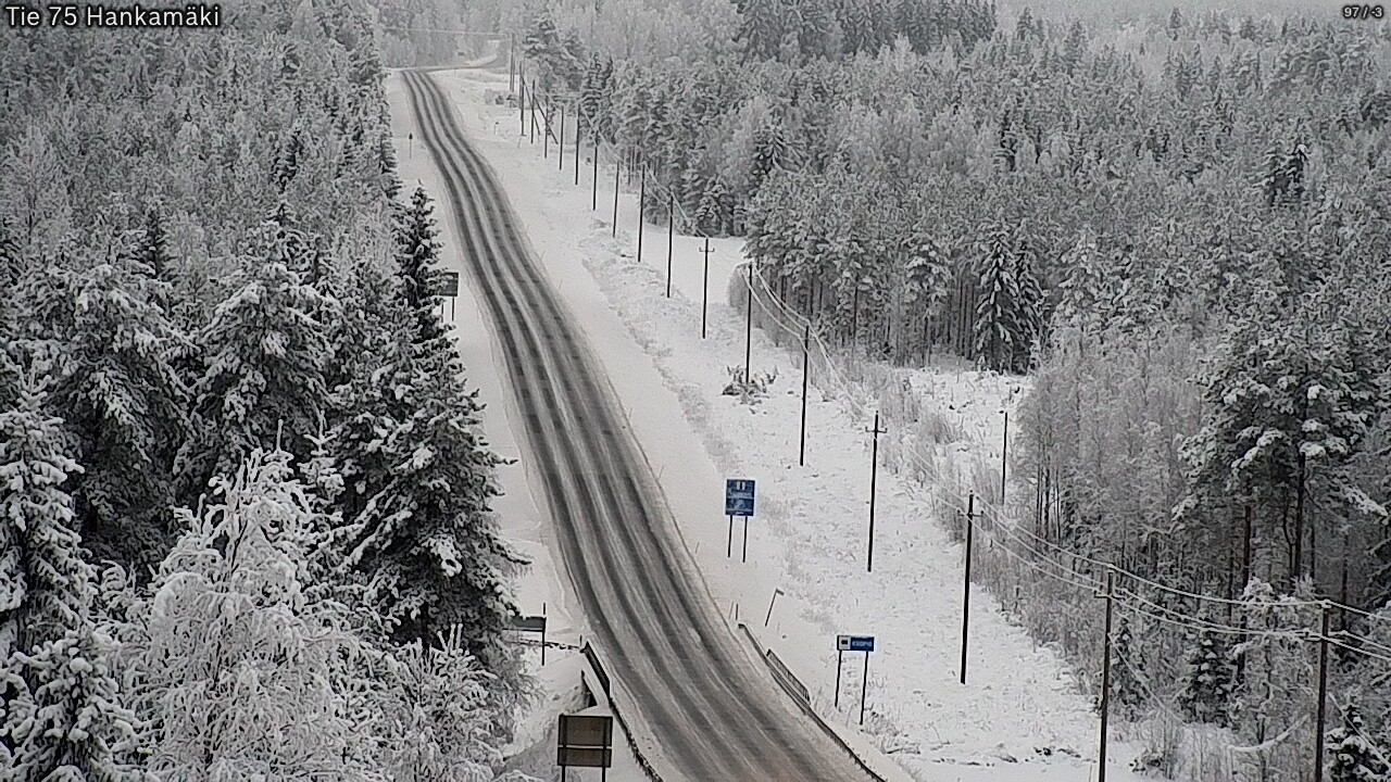 Kelikamerat Kuva Tie 75 Rautavaara, Hankamäki, Rautavaara, Pohjois-Savo