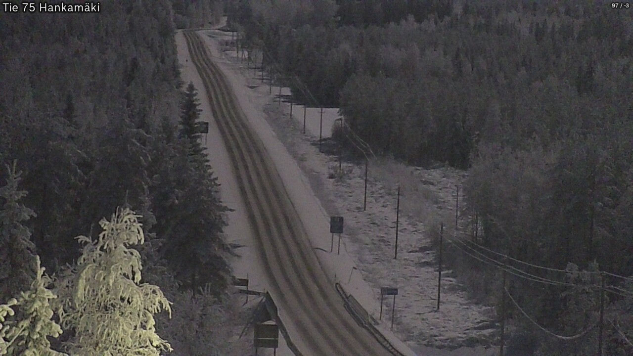 Weather Camera Image Road 75 Rautavaara, Hankamäki, Rautavaara, Pohjois-Savo
