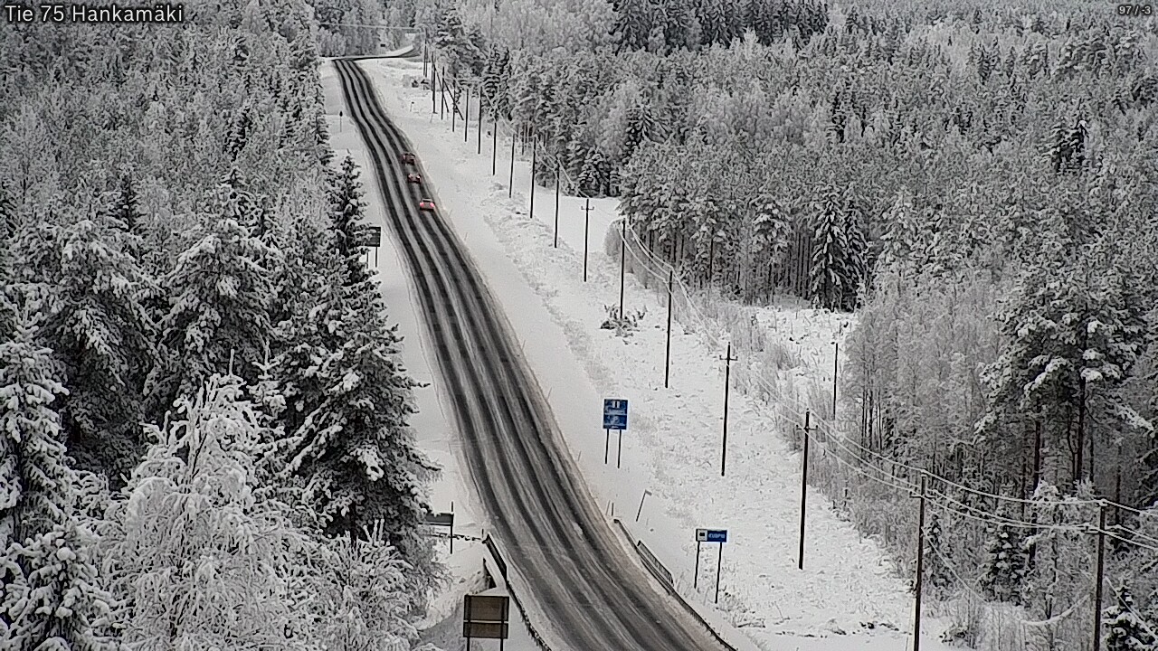 Kelikamerat Kuva Tie 75 Rautavaara, Hankamäki, Rautavaara, Pohjois-Savo