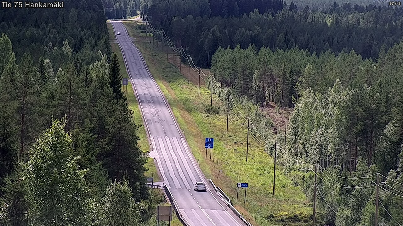 Kelikamerat Kuva Tie 75 Rautavaara, Hankamäki, Rautavaara, Pohjois-Savo