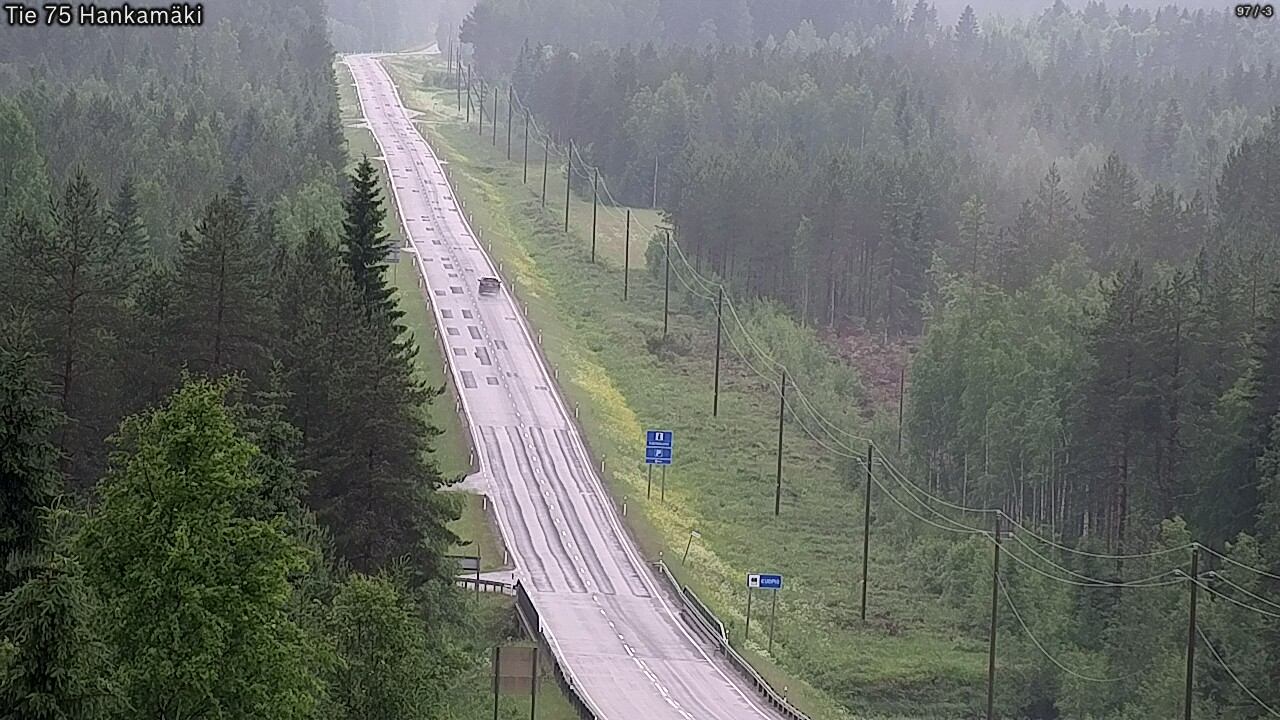 Weather Camera Image Road 75 Rautavaara, Hankamäki, Rautavaara, Pohjois-Savo