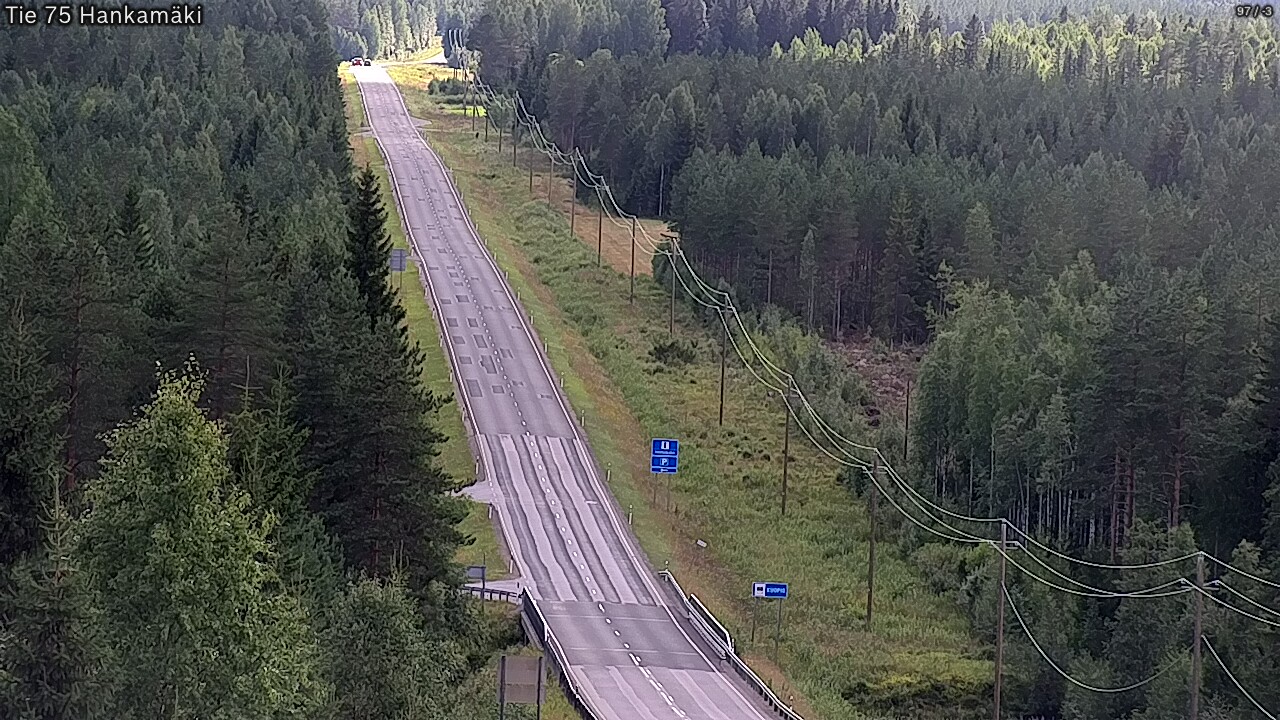 Kelikamerat Kuva Tie 75 Rautavaara, Hankamäki, Rautavaara, Pohjois-Savo
