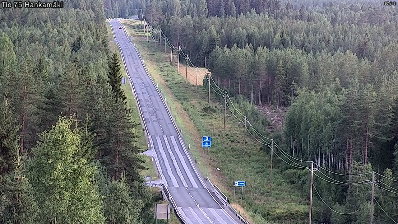 Kelikamerat Kuva Tie 75 Rautavaara, Hankamäki, Rautavaara, Pohjois-Savo