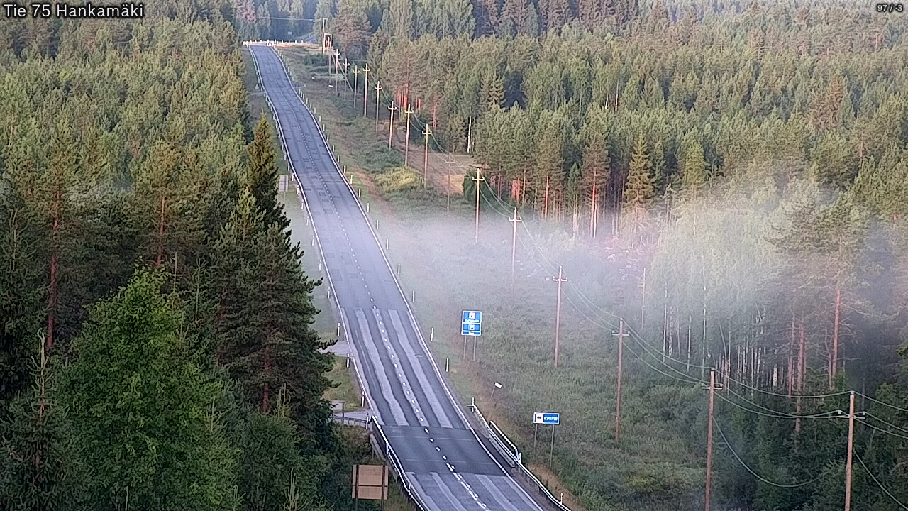 Kelikamerat Kuva Tie 75 Rautavaara, Hankamäki, Rautavaara, Pohjois-Savo