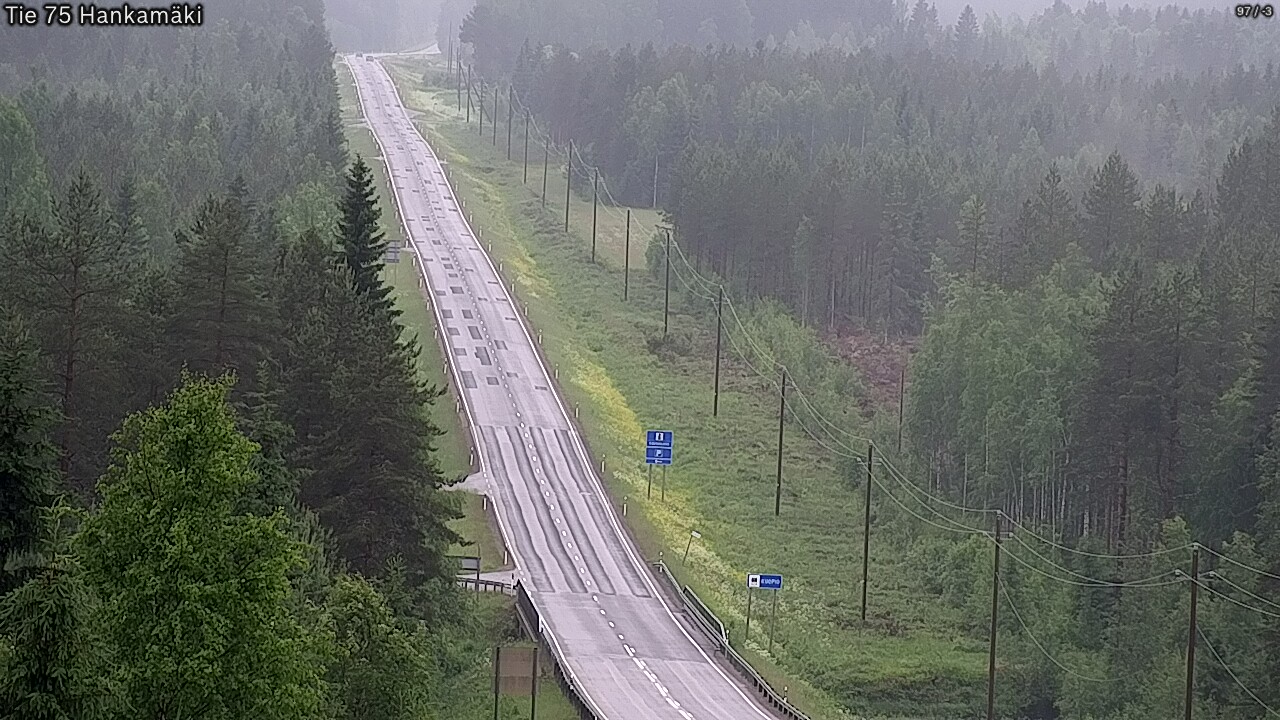 Weather Camera Image Road 75 Rautavaara, Hankamäki, Rautavaara, Pohjois-Savo
