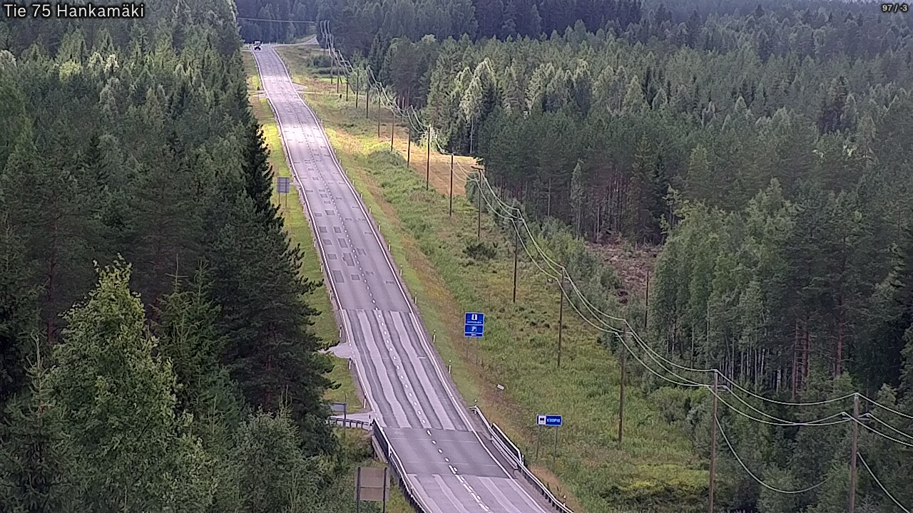 Kelikamerat Kuva Tie 75 Rautavaara, Hankamäki, Rautavaara, Pohjois-Savo
