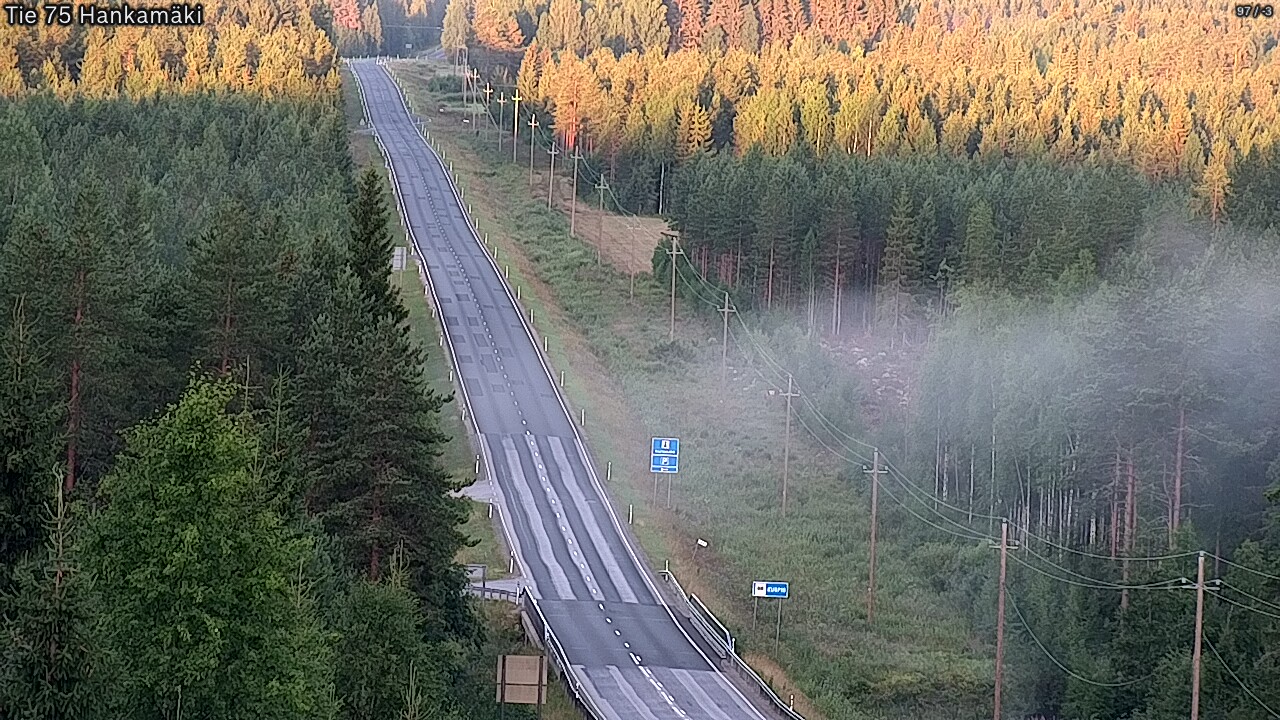 Kelikamerat Kuva Tie 75 Rautavaara, Hankamäki, Rautavaara, Pohjois-Savo