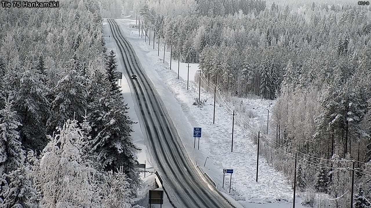 Kelikamerat Kuva Tie 75 Rautavaara, Hankamäki, Rautavaara, Pohjois-Savo