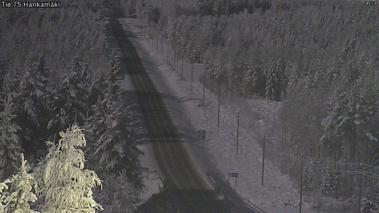 Weather Camera Image Väg 75 Rautavaara, Hankamäki, Rautavaara, Pohjois-Savo