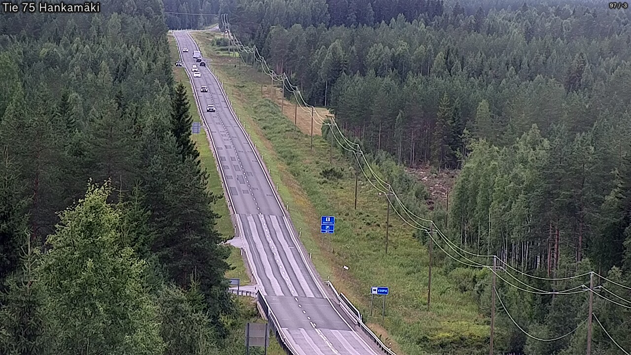 Kelikamerat Kuva Tie 75 Rautavaara, Hankamäki, Rautavaara, Pohjois-Savo