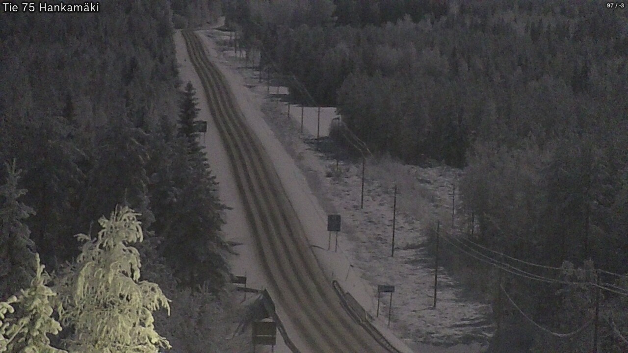 Weather Camera Image Road 75 Rautavaara, Hankamäki, Rautavaara, Pohjois-Savo