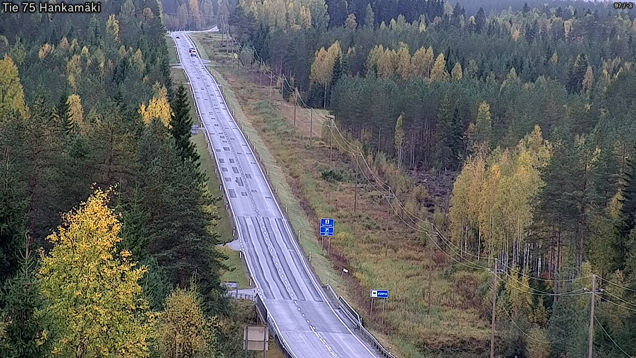 Kelikamerat Kuva Tie 75 Rautavaara, Hankamäki, Rautavaara, Pohjois-Savo