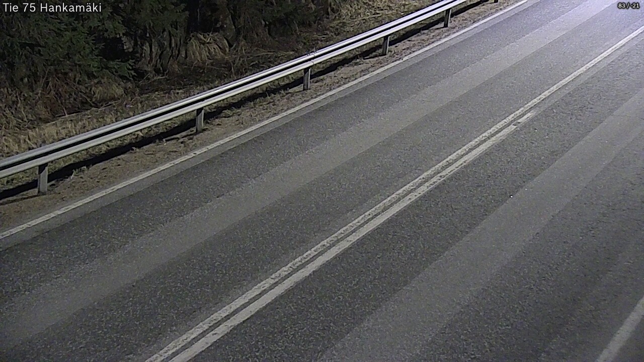 Weather Camera Image Väg 75 Rautavaara, Hankamäki, Rautavaara, Pohjois-Savo