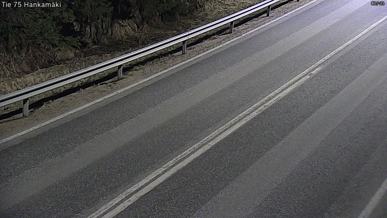 Weather Camera Image Väg 75 Rautavaara, Hankamäki, Rautavaara, Pohjois-Savo