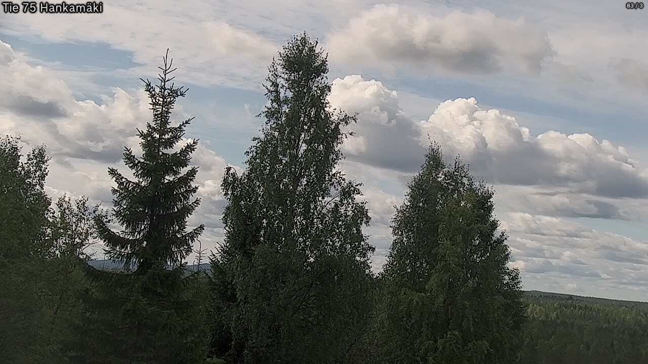 Kelikamerat Kuva Tie 75 Rautavaara, Hankamäki, Rautavaara, Pohjois-Savo