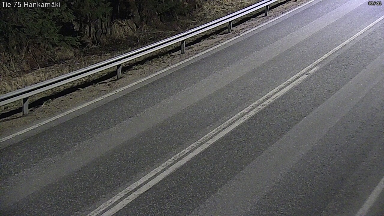 Weather Camera Image Väg 75 Rautavaara, Hankamäki, Rautavaara, Pohjois-Savo