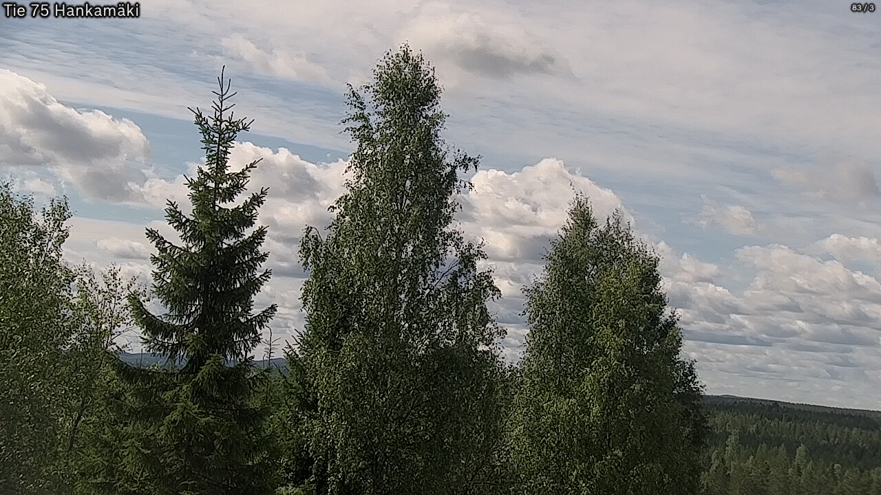 Kelikamerat Kuva Tie 75 Rautavaara, Hankamäki, Rautavaara, Pohjois-Savo