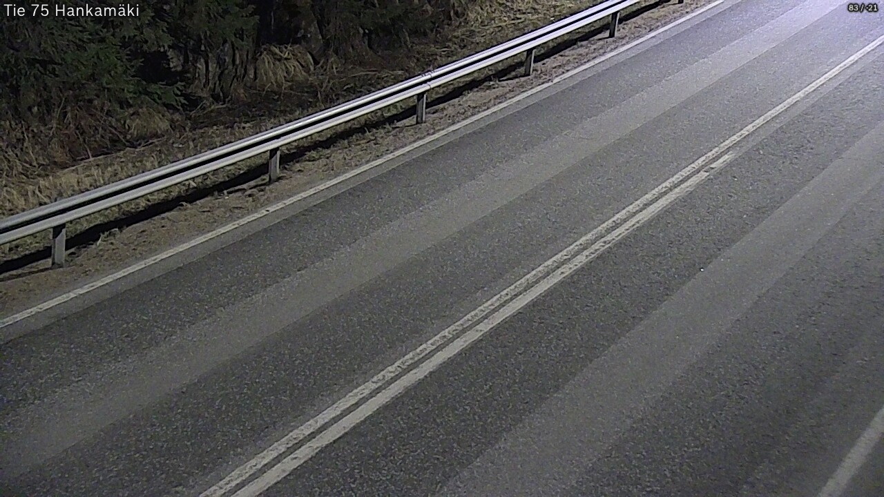 Weather Camera Image Väg 75 Rautavaara, Hankamäki, Rautavaara, Pohjois-Savo
