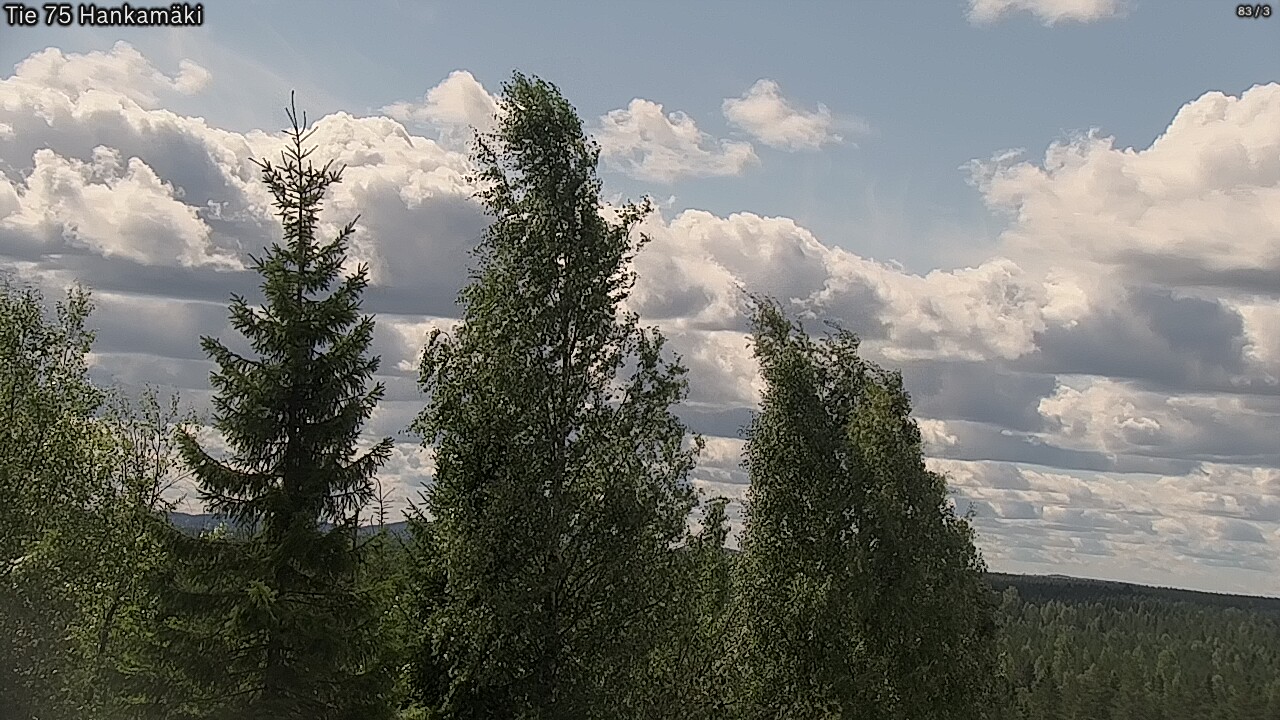 Kelikamerat Kuva Tie 75 Rautavaara, Hankamäki, Rautavaara, Pohjois-Savo