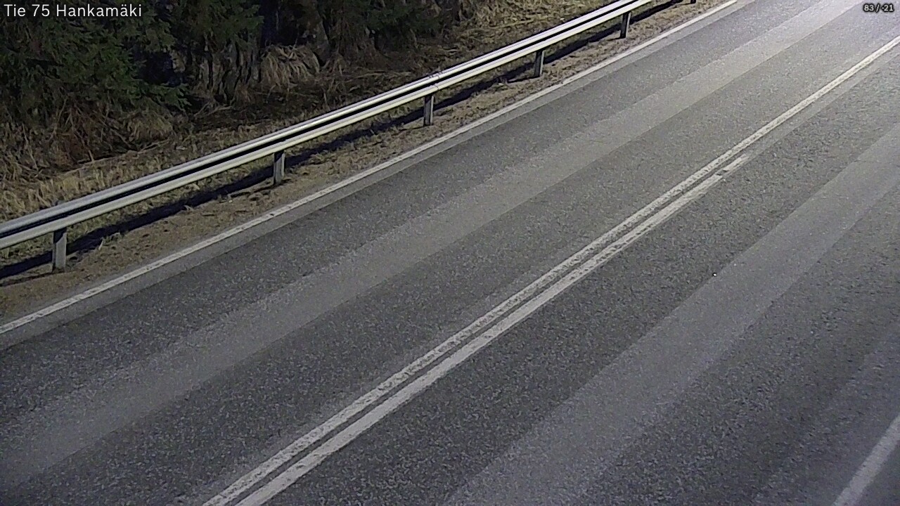 Weather Camera Image Väg 75 Rautavaara, Hankamäki, Rautavaara, Pohjois-Savo
