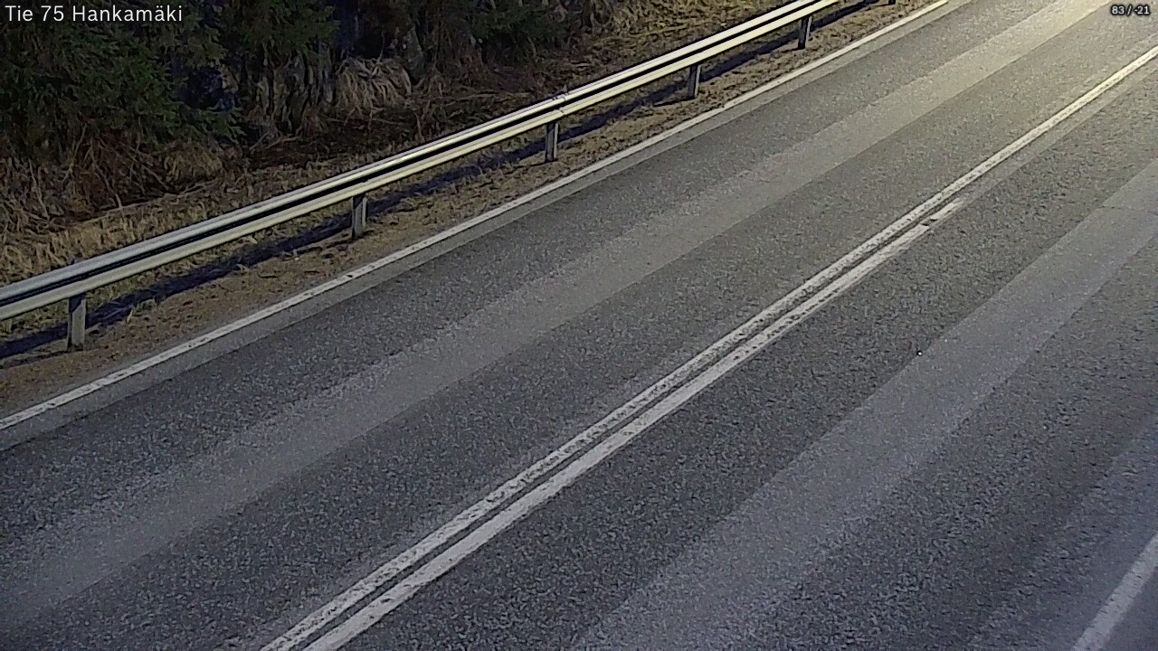 Weather Camera Image Väg 75 Rautavaara, Hankamäki, Rautavaara, Pohjois-Savo
