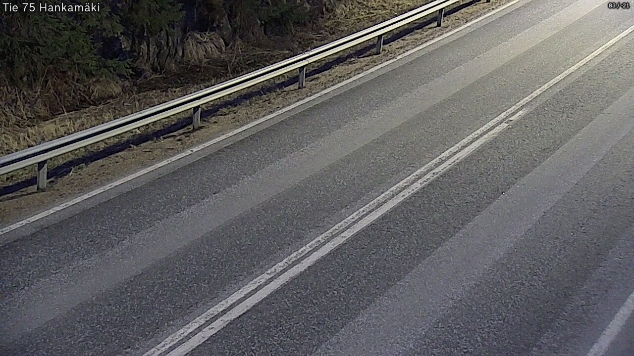 Weather Camera Image Väg 75 Rautavaara, Hankamäki, Rautavaara, Pohjois-Savo