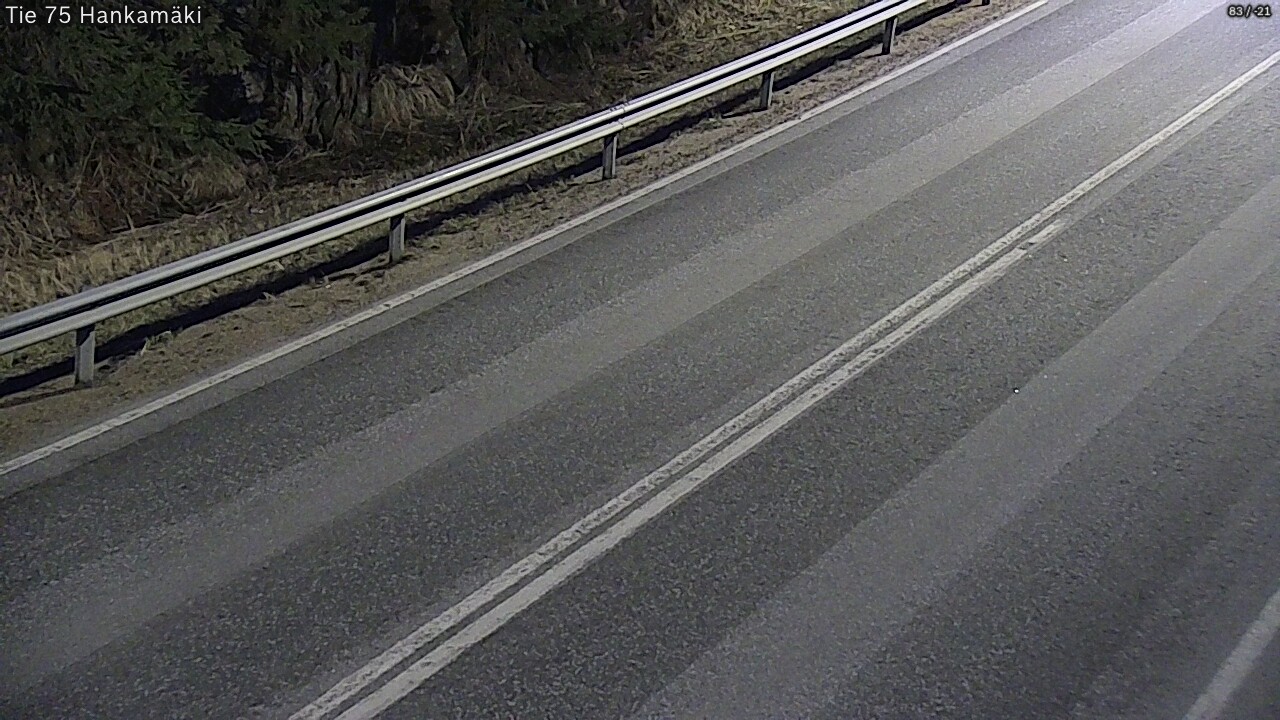 Weather Camera Image Väg 75 Rautavaara, Hankamäki, Rautavaara, Pohjois-Savo